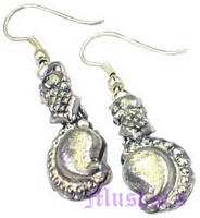 metal earring - click here for large view